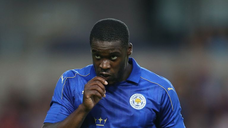 OXFORD, ENGLAND - JULY 19: Jeff Schlupp of Leicester City celebrates scoring a goal during the pre-season friendly between Oxford City and Leicester City a
