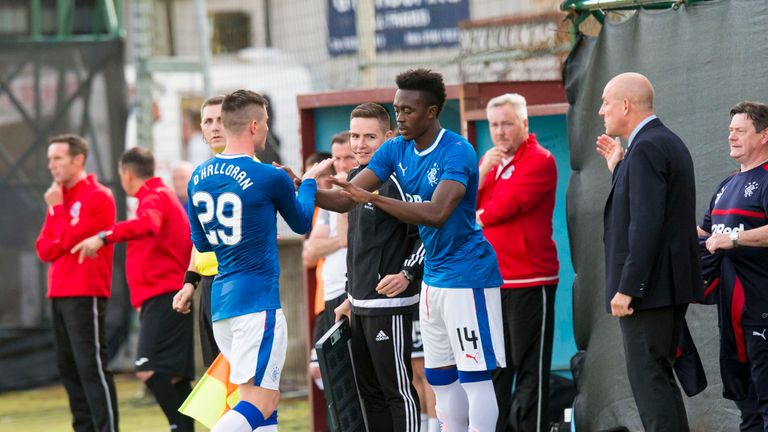 Warburton gave Joe Dodoo his debut at East Stirlingshire and was happy to see the youngster score