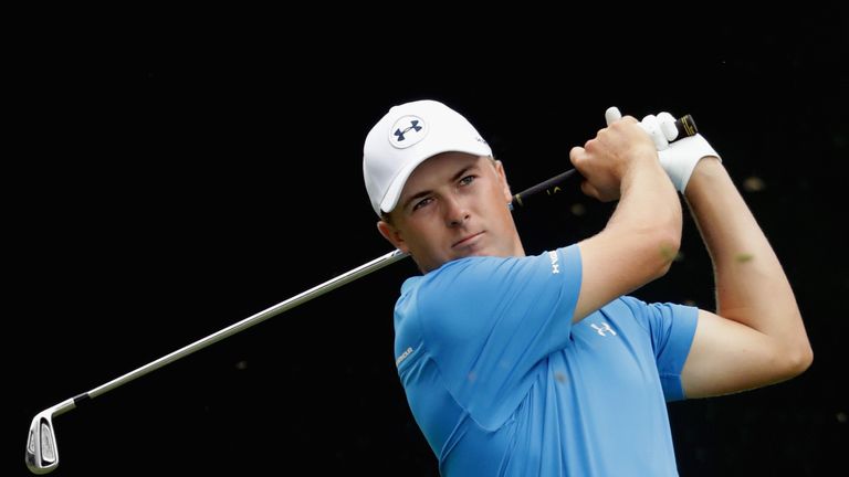 Jordan Spieth during the second round of the 2016 PGA Championship at Baltusrol