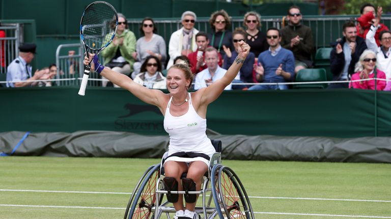 Jordanne Whiley will play Lucy Shuker in an all-British quarter-final