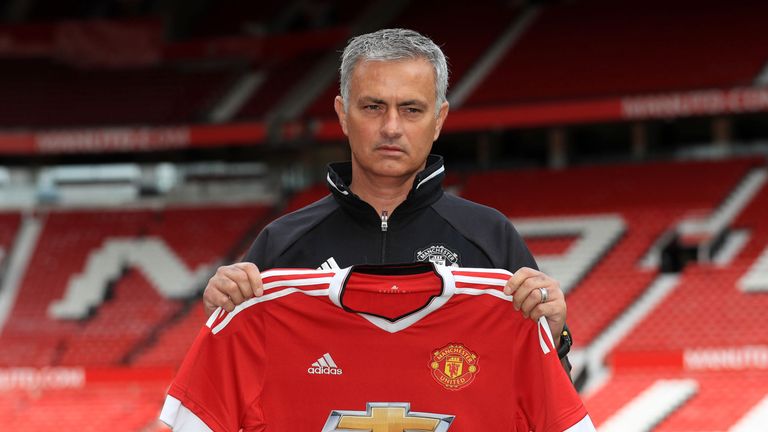 New Manchester United manager Jose Mourinho 