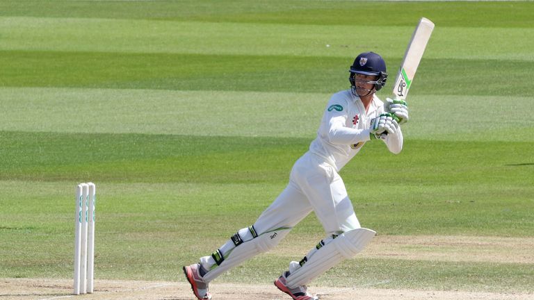 CHESTER-LE-STREET, ENGLAND - JUNE 23: Keaton Jennings of Durham during day four of the Specsavers County Championship Division One match between Durham and