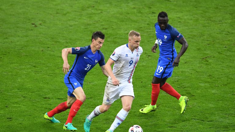 Laurent Koscielny marshals the France defence in the quarter final win against Iceland