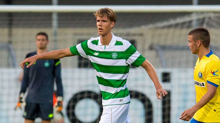 Kristoffer Ajer was involved in the pre-season friendly against Celje