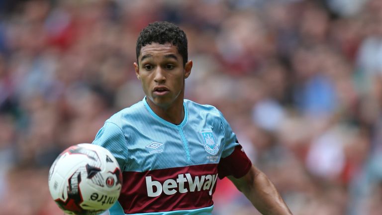 LONDON, ENGLAND - JULY 25: Kyle Knoyle of West Ham United in action during the pre season friendly match between Charlton Athletic and West Ham United at t