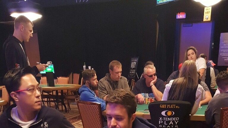 Michael Kane playing the $3,000 NLHE event at the 2016 World Series of Poker