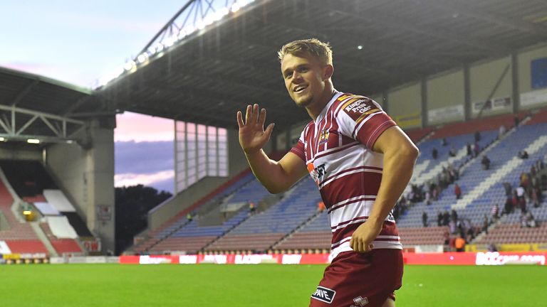 Lewis Tierney of Wigan Warriors (Picture: Dave Howarth for Bernard Platt)