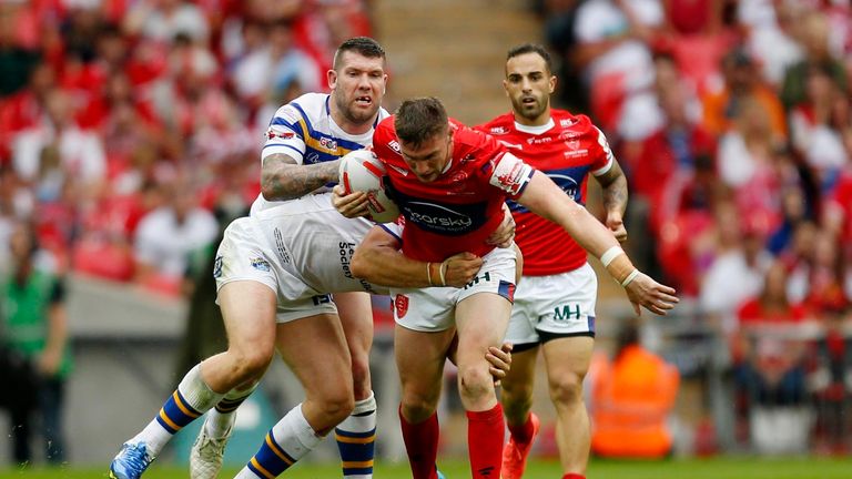 Hull Kingston Rovers' Liam Salter during the Ladbrokes Challenge Cup Final at Wembley Stadium, London.
