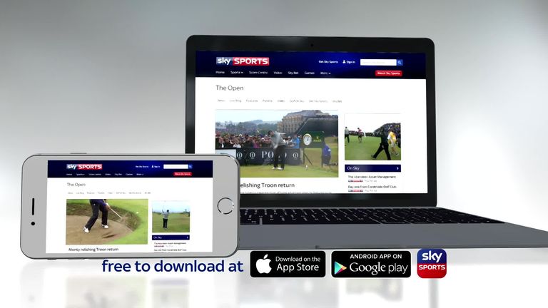 Watch sky cheap sports golf free