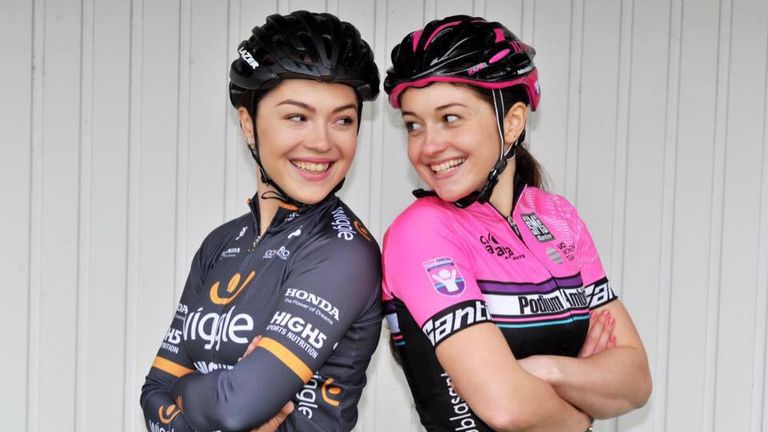 Lucy and Grace Garner to face each other on two wheels