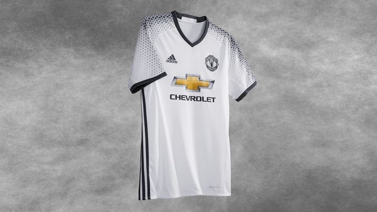 Manchester United have launched their new white adidas third kit for 2016/17