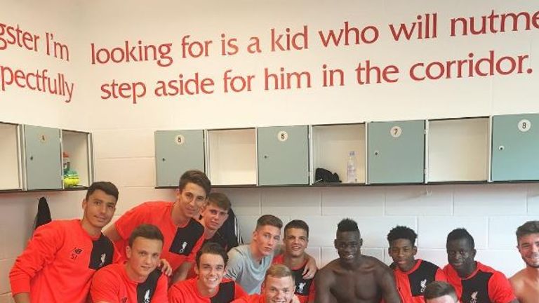 Mario Balotelli is currently training with Liverpool's academy