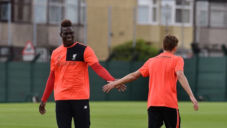 Mario Balotelli of Liverpool during a training session (GETTY PREMIUM)