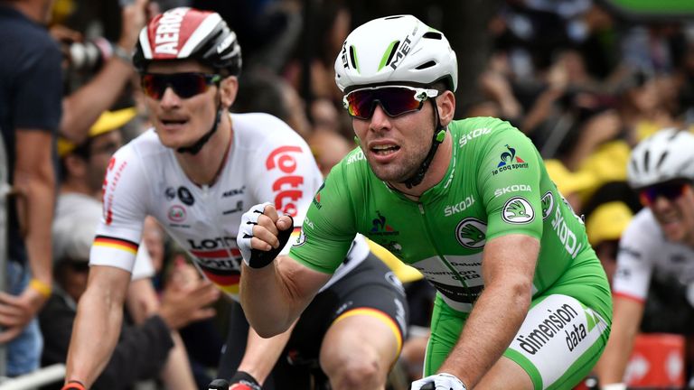 Mark Cavendish, Andre Greipel, Tour de France stage three