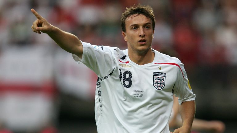 Mark Noble has won caps for England from U15 to U21 level but has never appeared for the senior side