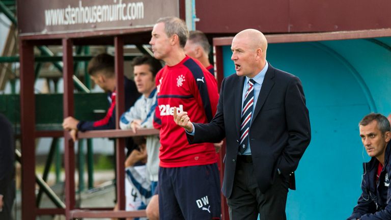 Mark Warburton is happy with the progress Rangers are making ahead of the Scottish Premiership season