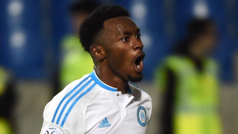 Marseille's French midfielder Georges-Kevin Nkoudou 