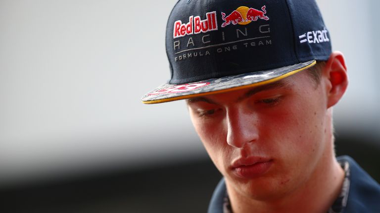 SPIELBERG, AUSTRIA - JULY 01:  Max Verstappen of Netherlands and Red Bull Racing looks on in the paddock during practice for the Formula One Grand Prix of 