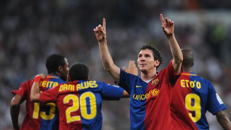 Guardiola used Lionel Messi as a false nine for the first time in 2009