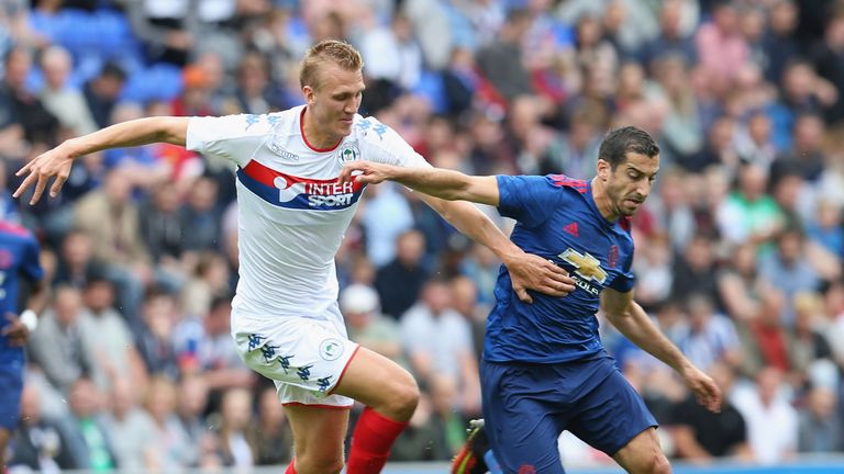 <<enter caption here>> at JJB Stadium on July 16, 2016 in Wigan, England.