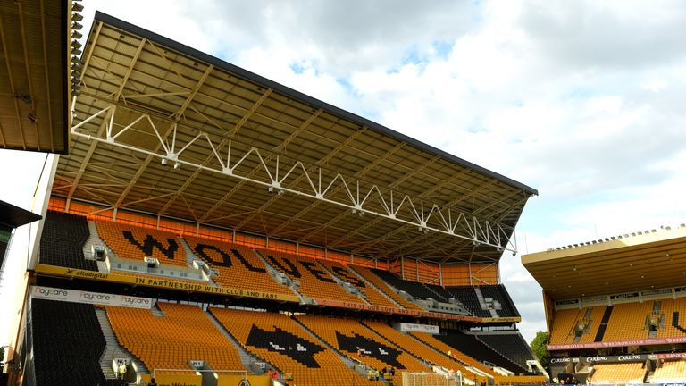WOLVERHAMPTON, ENGLAND - AUGUST 11:  A general view of Molineux before the Capital One Cup First Round match between Wolverhampton Wanderers and Newport Co