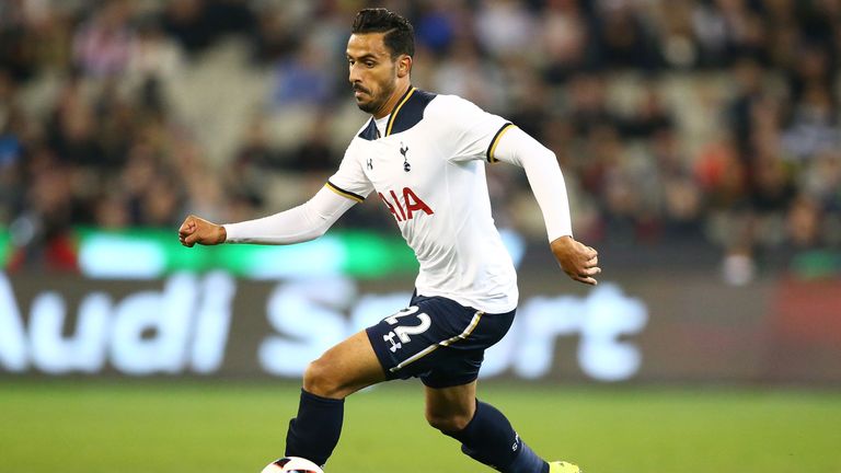 Tottenham's Nacer Chadli is a transfer target for Swansea City