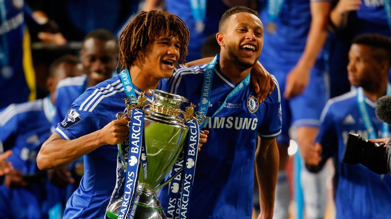 Nathan Ake (left) and Lewis Baker (right) have left Chelsea on season-long loans