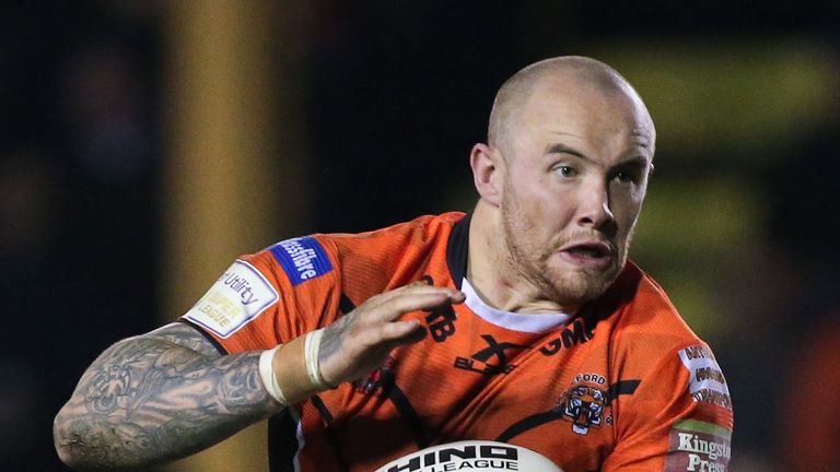 Castleford Tigers v Leeds Rhinos - The Mend A Hose Jungle, Castleford, England - Castleford's Nathan Massey.