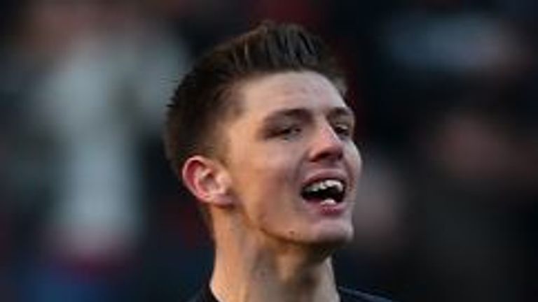 A headshot of Burnley goalkeeper Nick Pope, who joined from Charlton Athletic in July 2016.