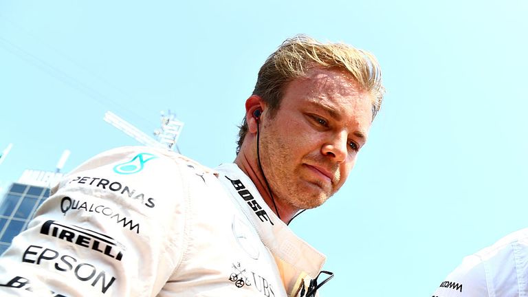 Nico Rosberg of Germany and Mercedes GP on the grid before the Formula One Grand Prix of Hungary at Hungaroring on July 24, 2016 in Budapest, Hungary. 