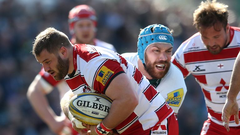 Paddy McAllister (left) extends contract at Gloucester