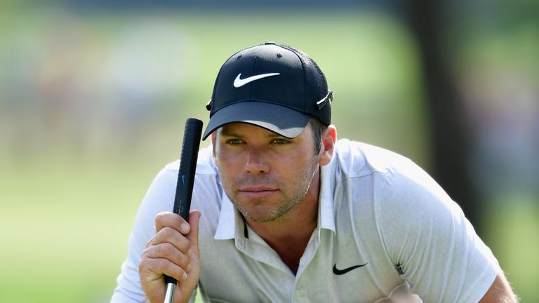 Paul Casey finished under par despite two double bogeys on the front nine