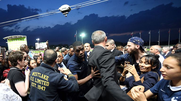 Paul Pogba is constantly the focus of media attention in France