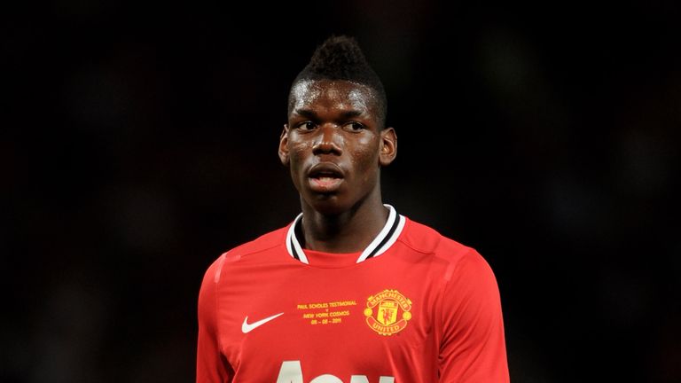 Paul Pogba of Manchester United, August 2011
