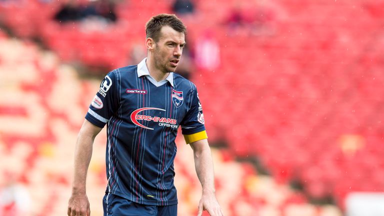 Paul Quinn in action for Ross County