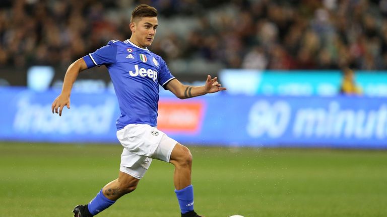 MELBOURNE, AUSTRALIA - JULY 26:  Paulo Dybala of Juventus runs with the ball during the 2016 International Champions Cup match between Juventus FC and Tott