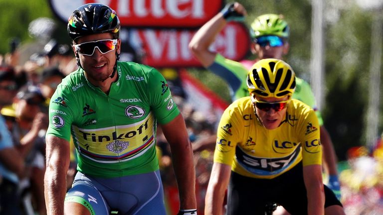 Peter Sagan, Chris Froome, Tour de France, stage 11