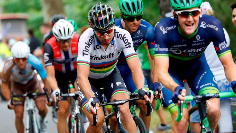 Peter Sagan escapes on stage 10 of the 2016 Tour de France