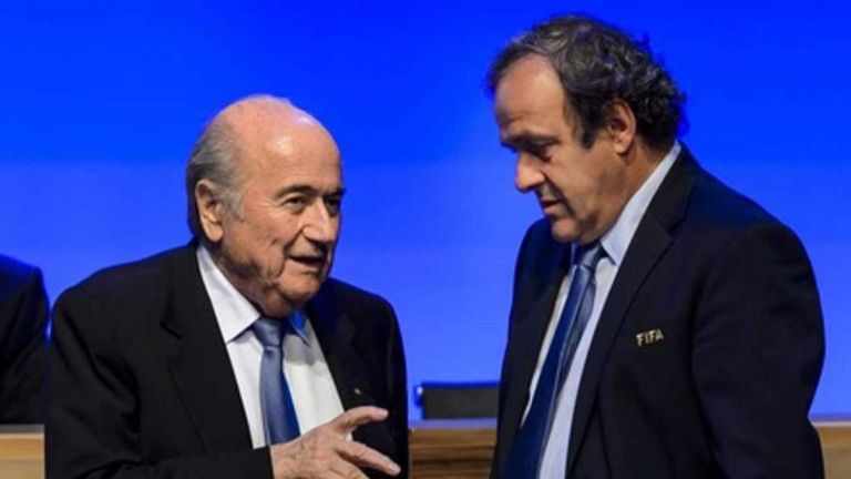 Sepp Blatter and Michel Platini