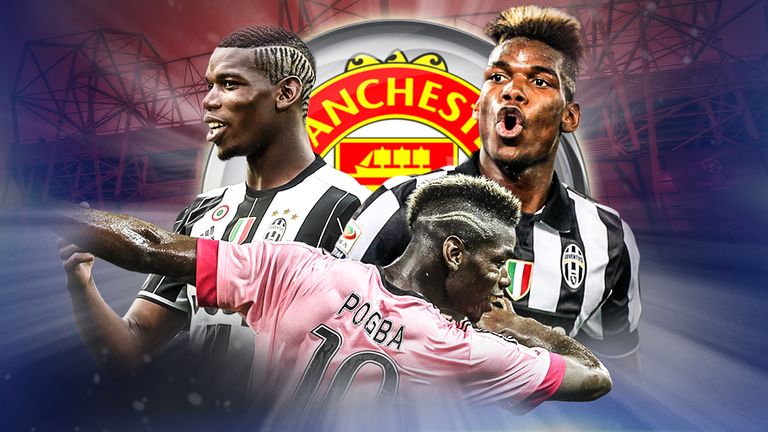 Pogba to Manchester United graphic 21/07/2016