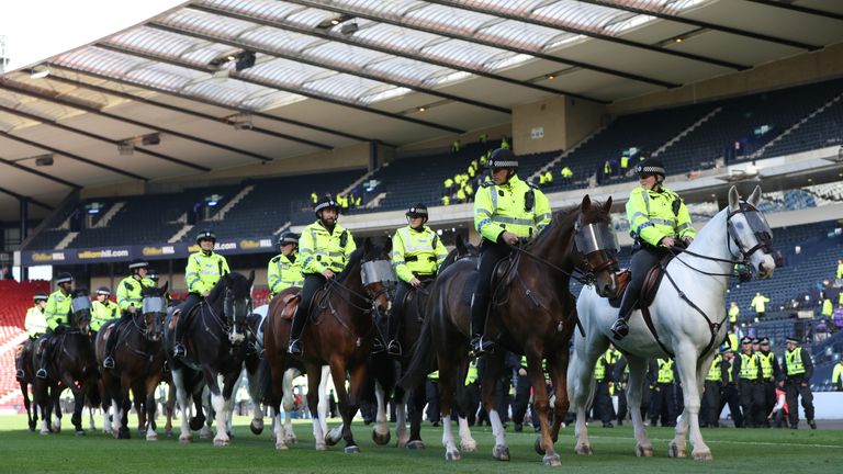 Scottish police have made a further seven arrests in relation to the disturbances at the Scottish Cup final in May.