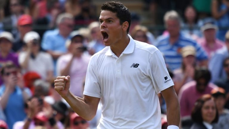 Milos Raonic, sconfitto ai quarti lo statunitense Querrey (Foto Getty)