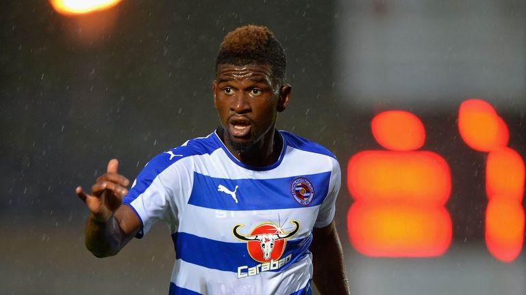 Reading midfielder Aaron Tshibola