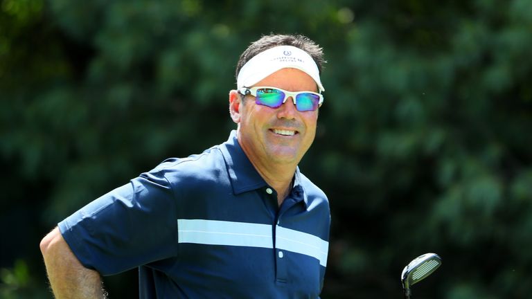 Rich Beem during the first round of the 2016 PGA Championship at Baltusrol Golf Club