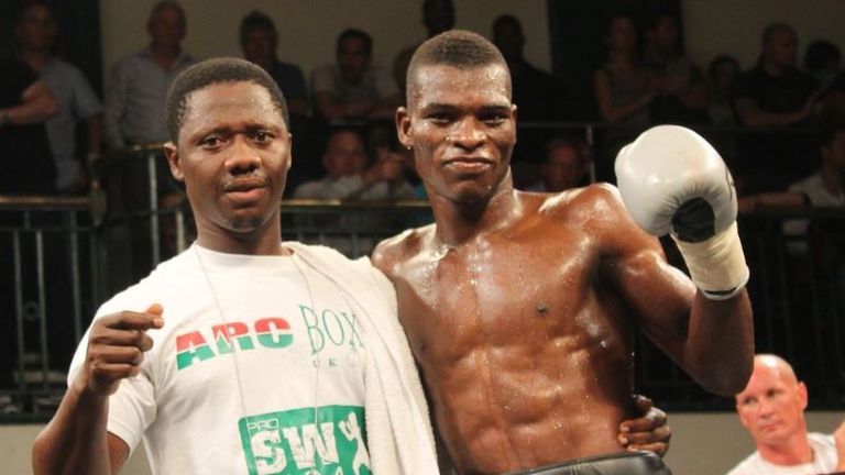 Richard Commey missed out on Rances Barthelemy (pic courtesy of his Twitter)