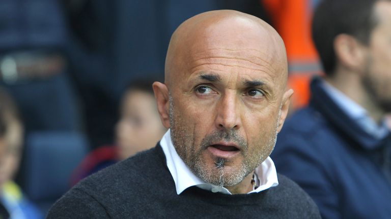 AS Roma coach Luciano Spalletti