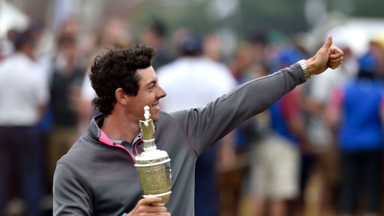 McIlroy won the Open in 2014, but injury meant he was unable to defend the title