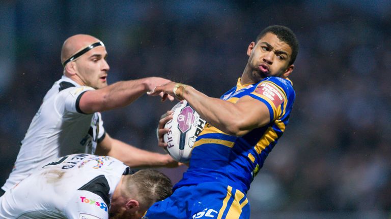 Kallum Watkins scored his 100th try for Leeds to seal a sensational comeback