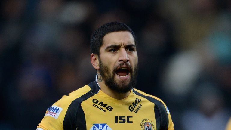 Rangi Chase pictured playing for Castleford in 2013