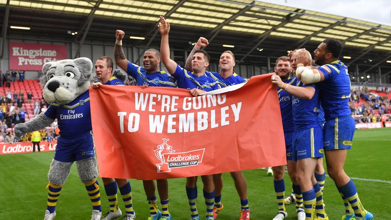 Warrington will face Hull FC in the Challenge Cup final on August 27